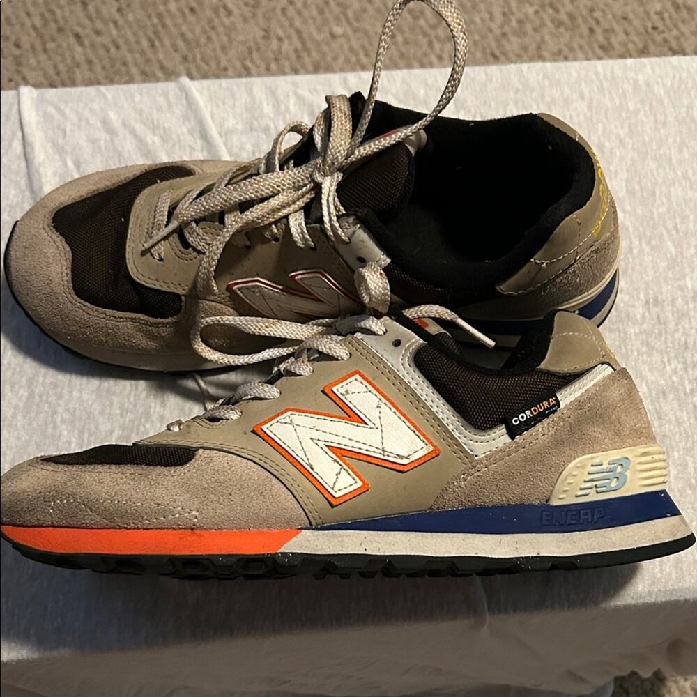 👟 New Balance 574 Sneakers – Cordura Suede & Mesh (unisex) 👟 7.5 women’s